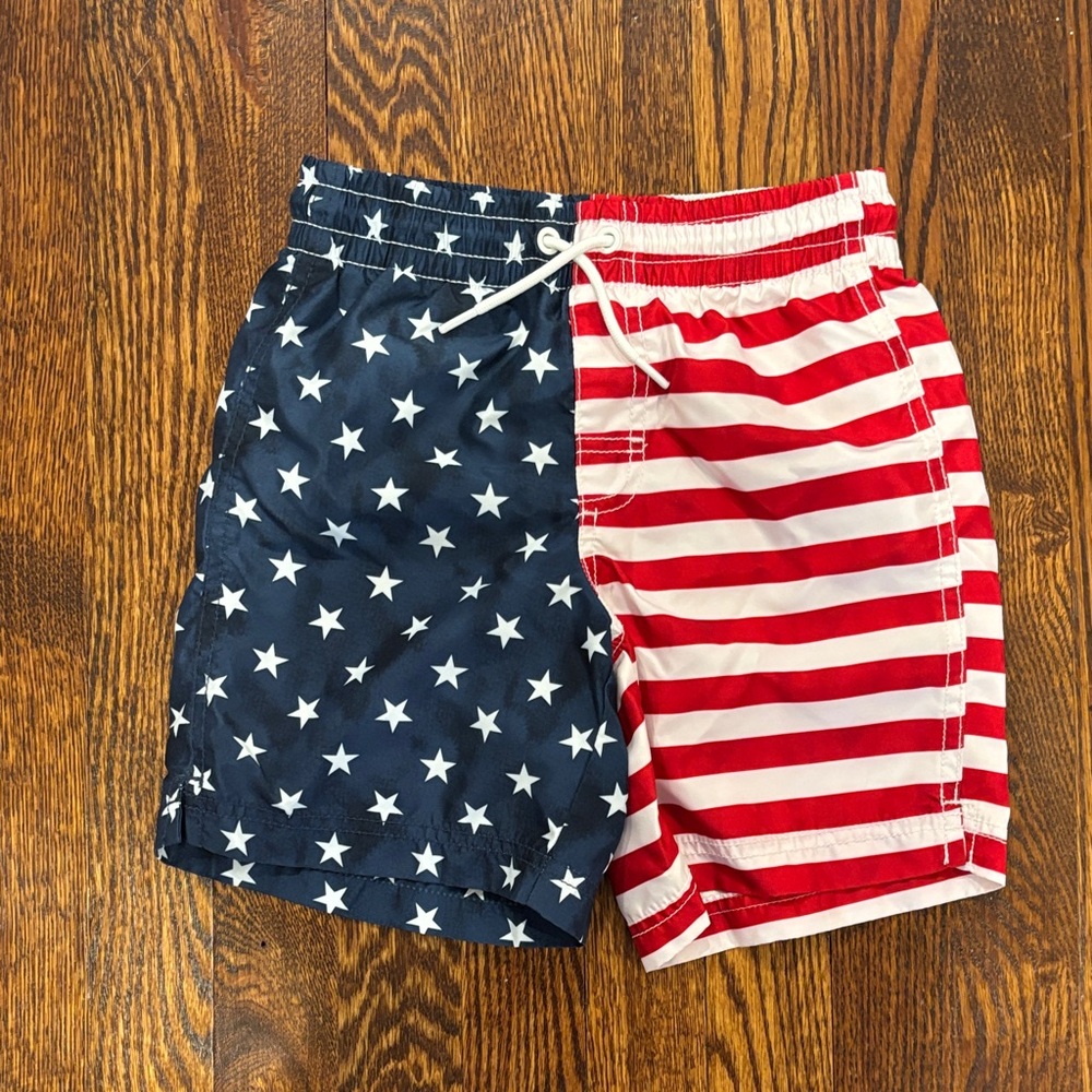 Old Navy Kids Star and Stripe Swim Trunks